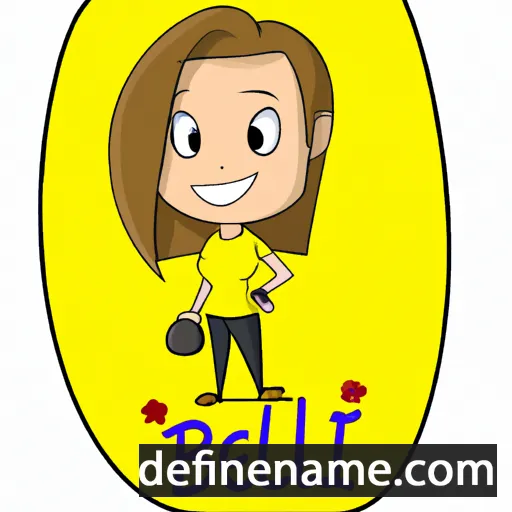 cartoon of the name Bel