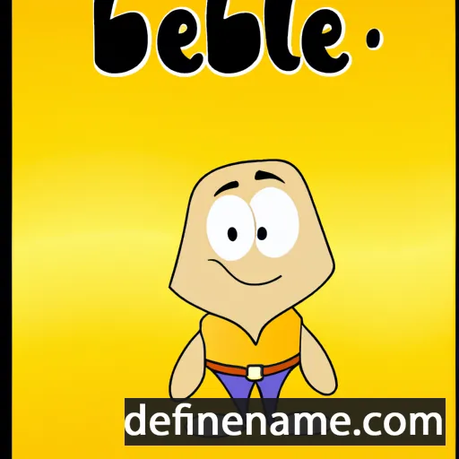 cartoon of the name Bele