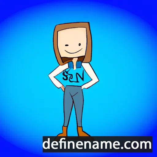 cartoon of the name Belin