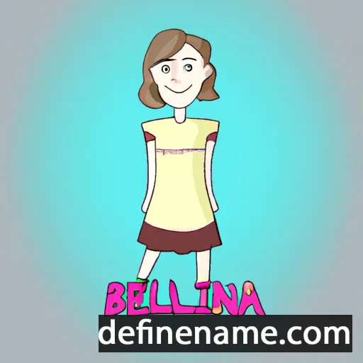 cartoon of the name Belina