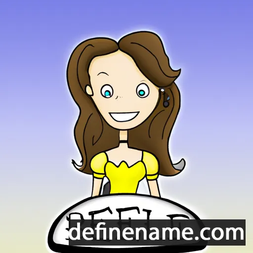 cartoon of the name Belle