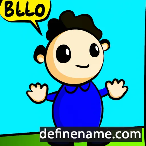 cartoon of the name Bello