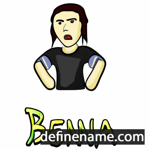 Benaja cartoon