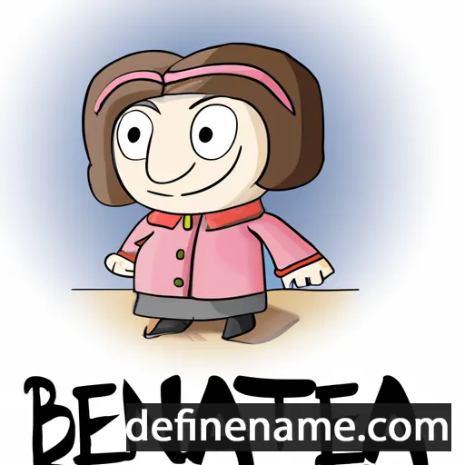 Benedeta cartoon