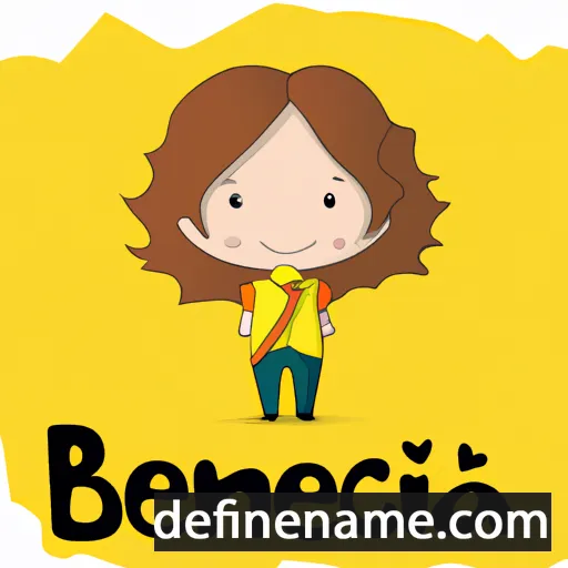 Benícia cartoon