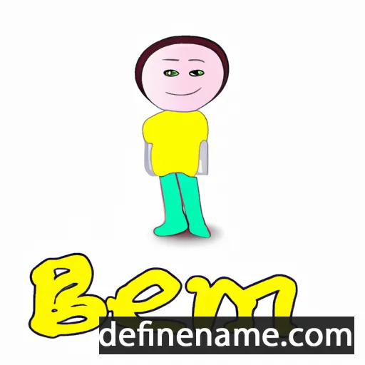 cartoon of the name Beni