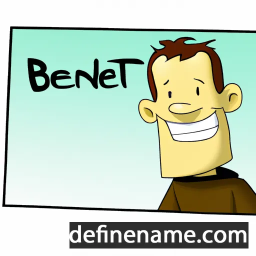 cartoon of the name Bennet