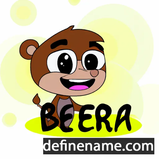 cartoon of the name Bera