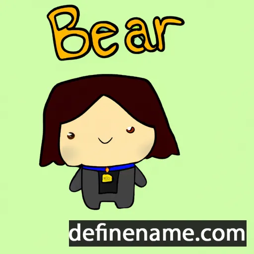 cartoon of the name Bera