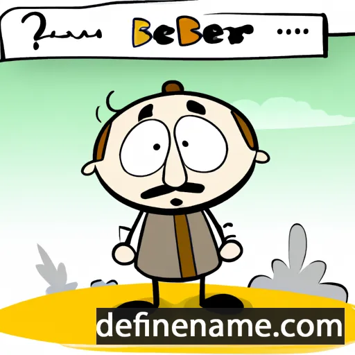 Berbe cartoon