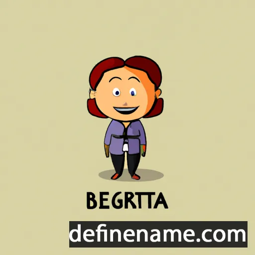 Bergita cartoon