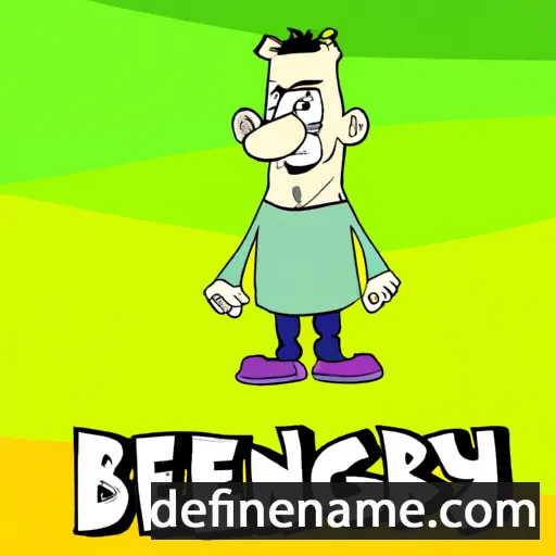 Bergny cartoon