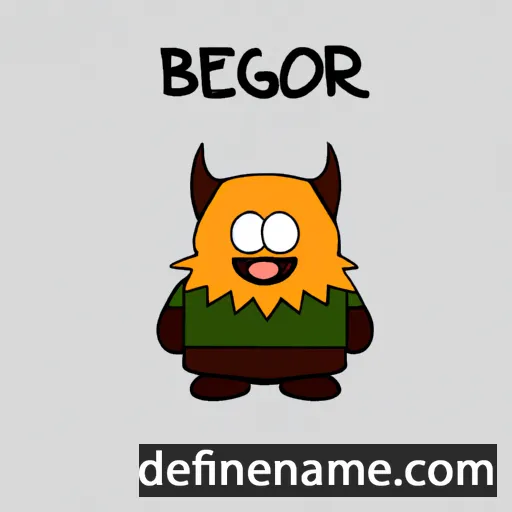 Bergþór cartoon