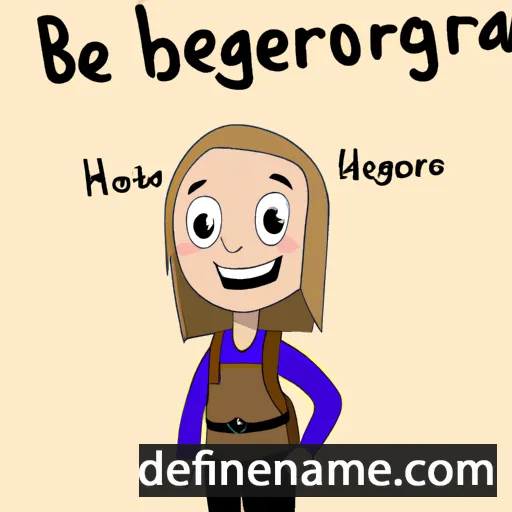 Bergthora cartoon