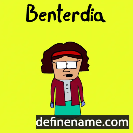 Bernadèta cartoon