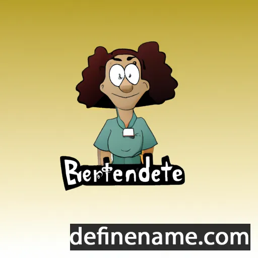 Bernadete cartoon