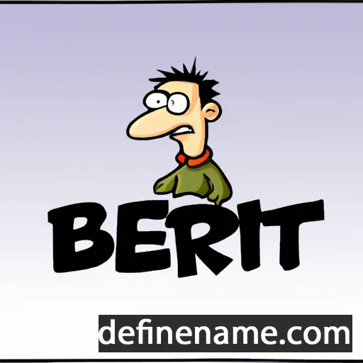 cartoon of the name Bert