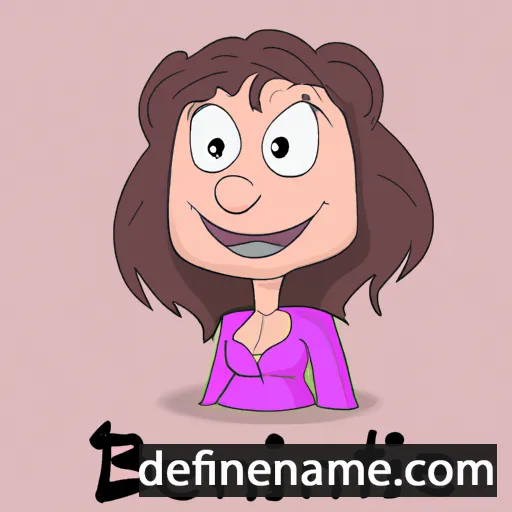 cartoon of the name Bertine