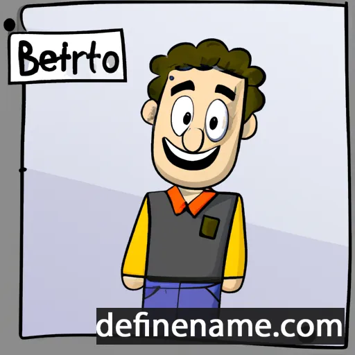 Bertolfo cartoon