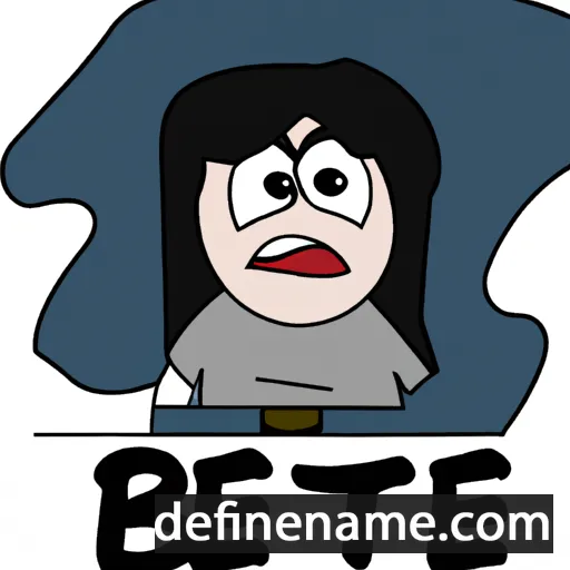 cartoon of the name Bete