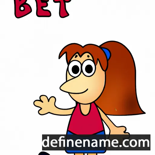 cartoon of the name Beti