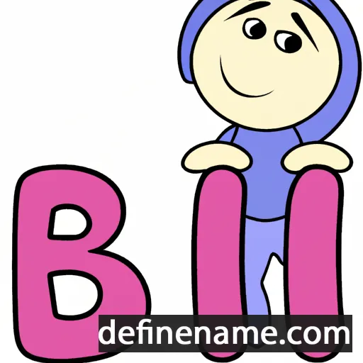 cartoon of the name Bibi