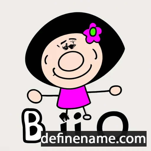 cartoon of the name Bibi