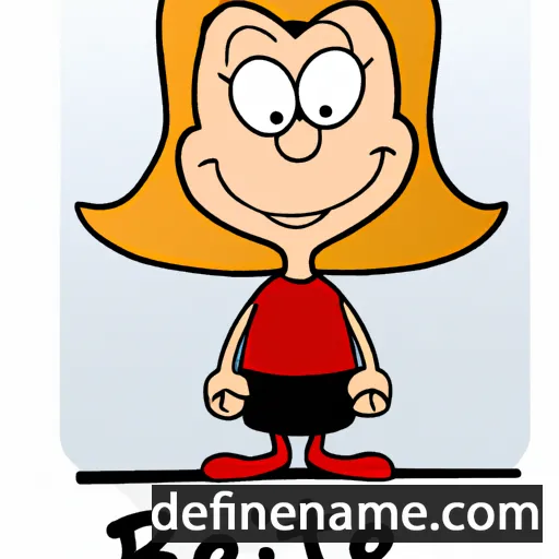 cartoon of the name Biette