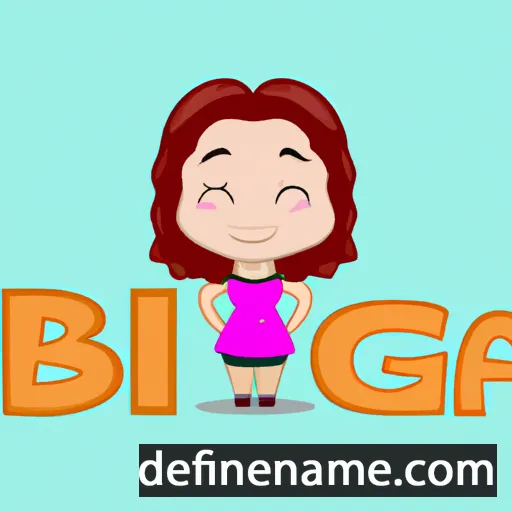 Bignia cartoon