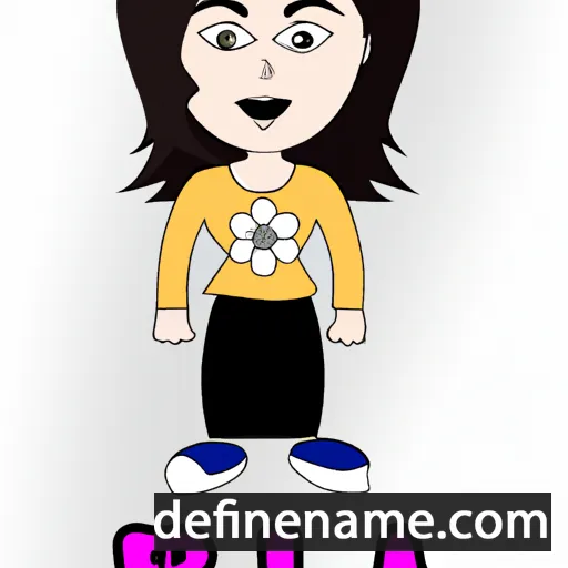 cartoon of the name Bila