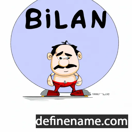 cartoon of the name Bilan