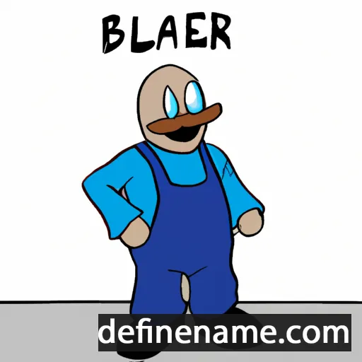 Blær cartoon