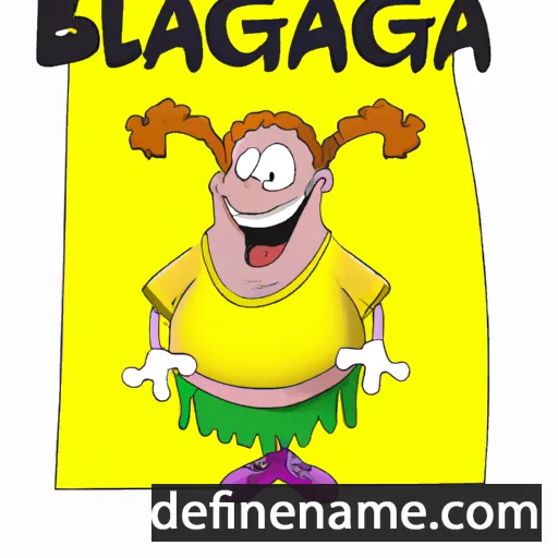 Blanga cartoon