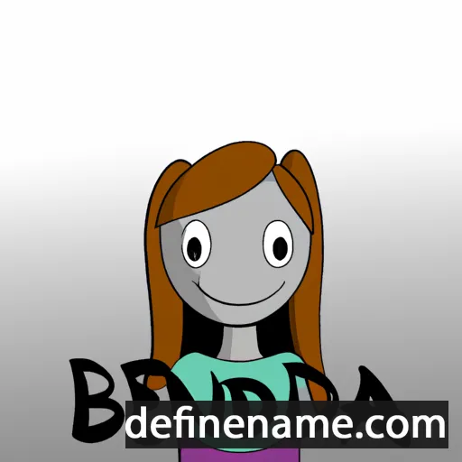 cartoon of the name Blenda