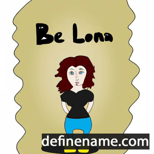 Bleona cartoon