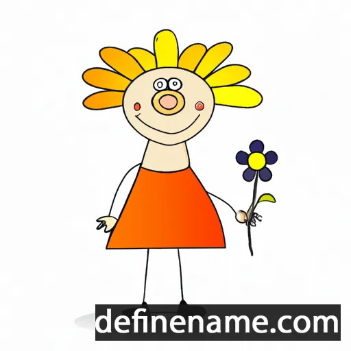 Blomma cartoon