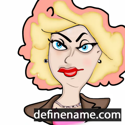 Blondina cartoon