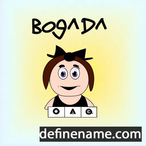 Bogdána cartoon