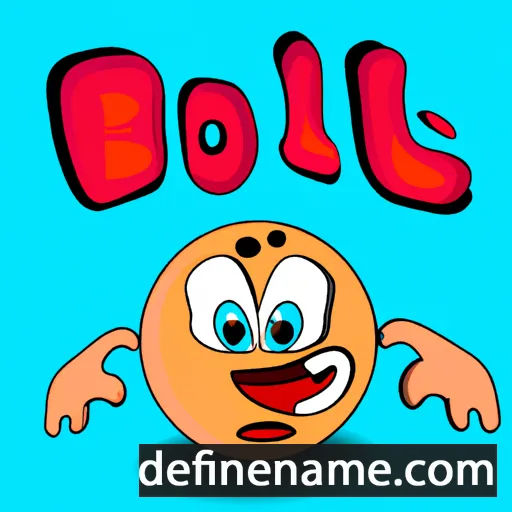 cartoon of the name Bol