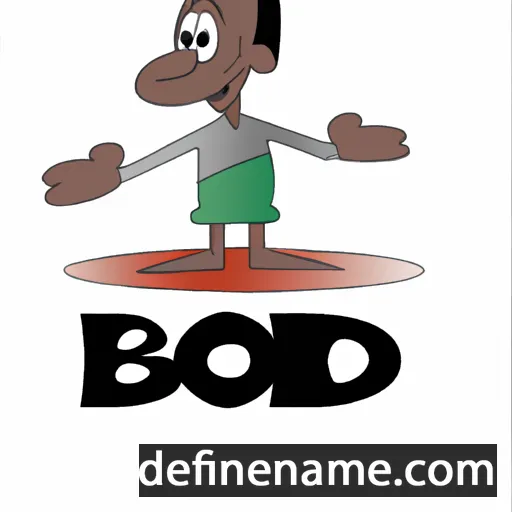 cartoon of the name Bondo