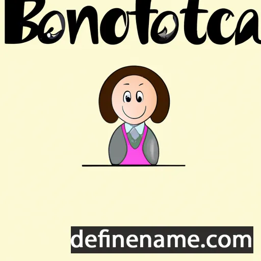 Bonifacia cartoon