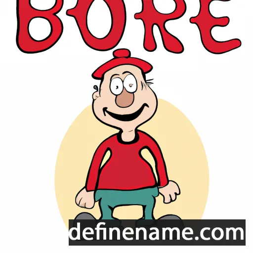 Børje cartoon