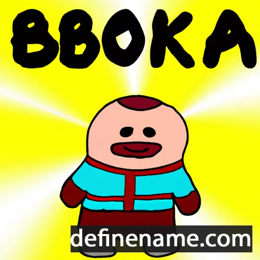 Børka cartoon