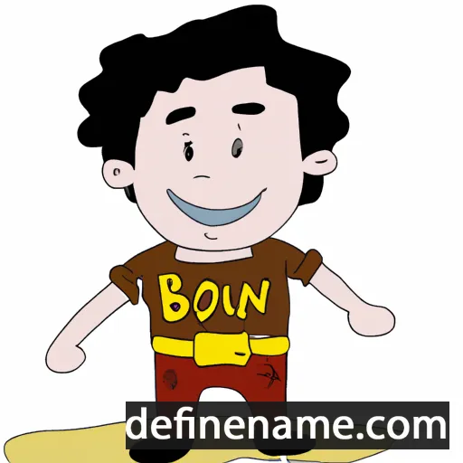 cartoon of the name Boran