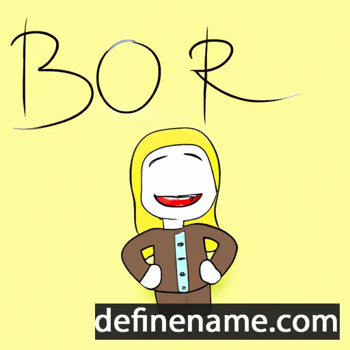 Bori cartoon