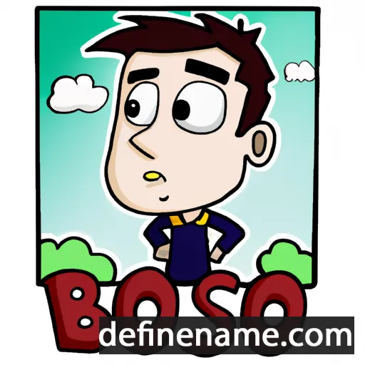 cartoon of the name Bosco