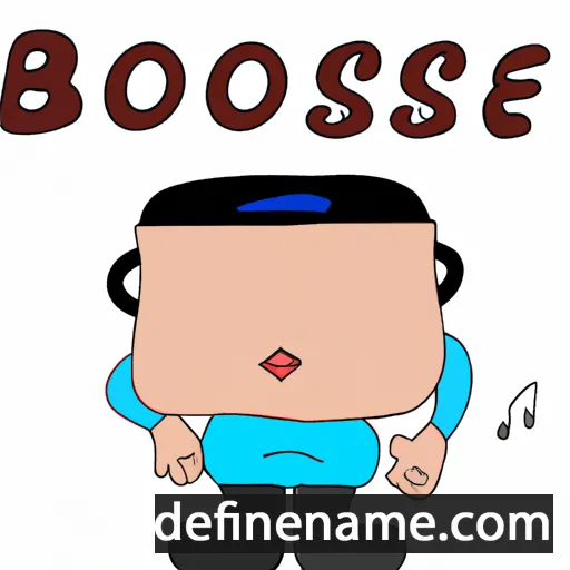 cartoon of the name Bose