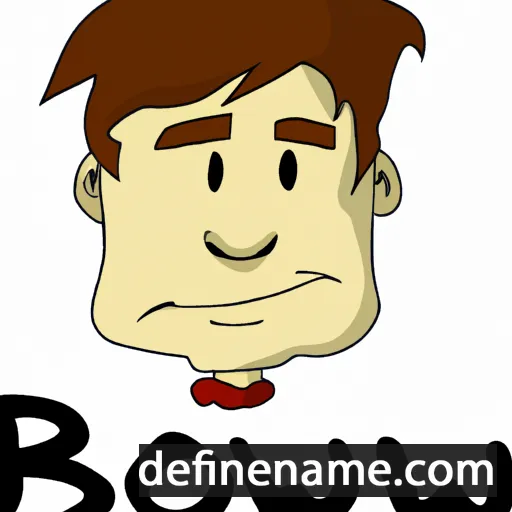 cartoon of the name Bowen