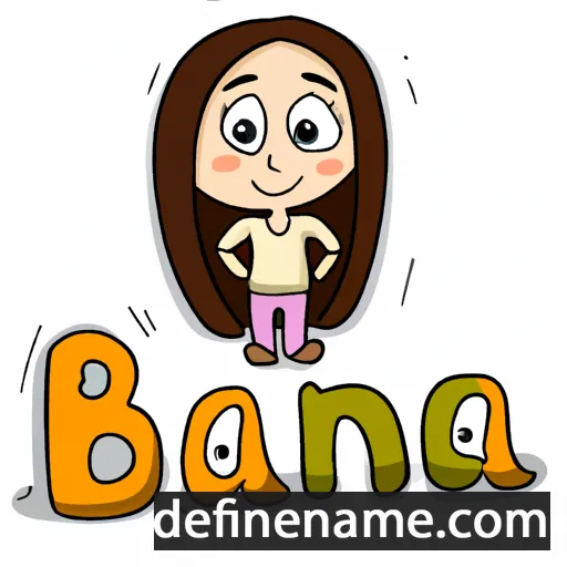 cartoon of the name Brana