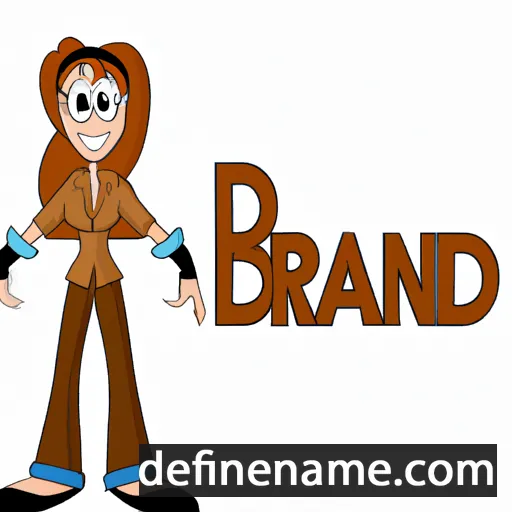 cartoon of the name Branda